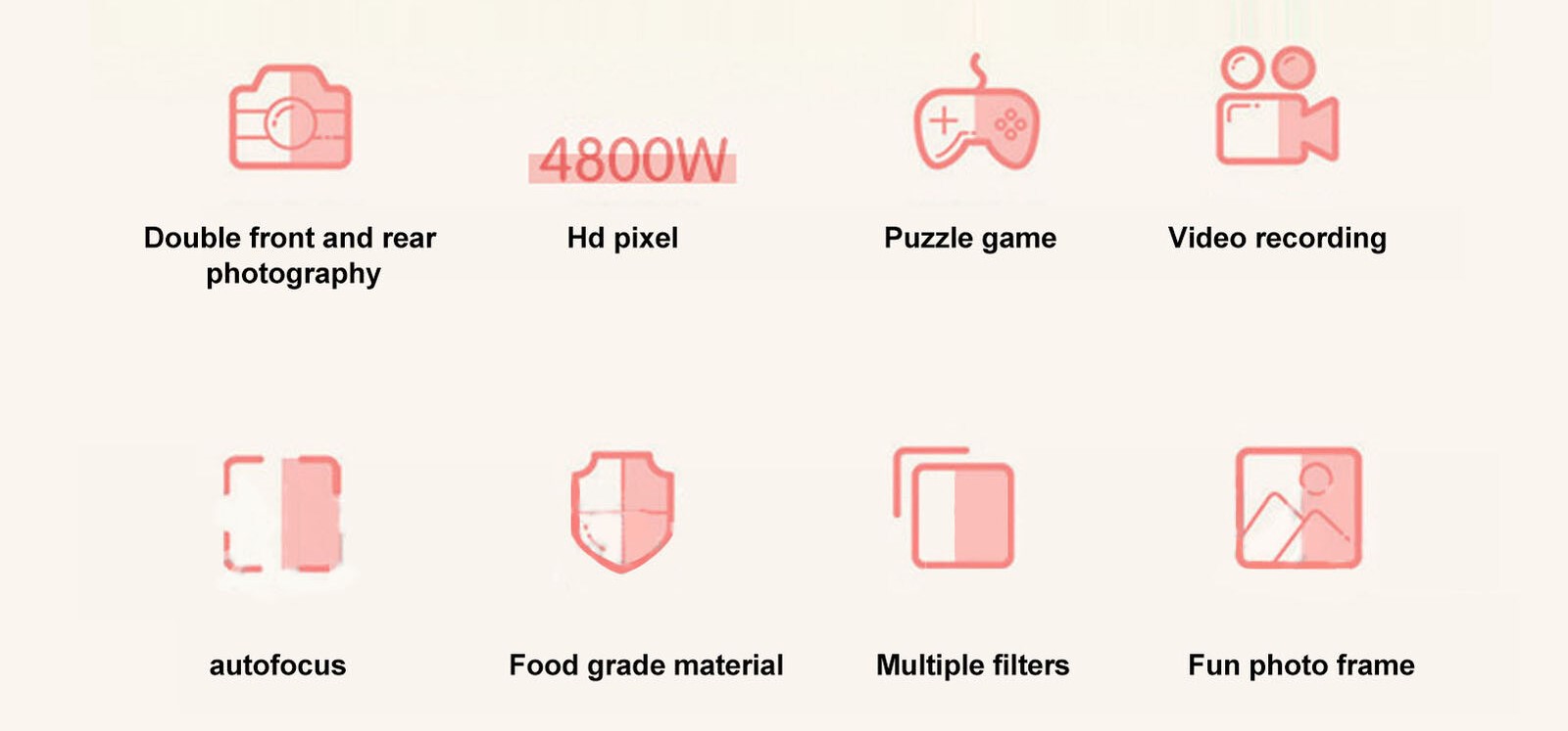 Παιδική Ψηφιακή Φωτογραφική Μηχανή 12 MP με Οθόνη IPS και Σχέδιο Μονόκερου Παιδική Ψηφιακή Φωτογραφική Μηχανή 12 MP με Οθόνη IPS και Σχέδιο Μονόκερου