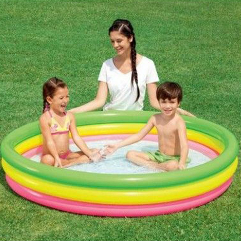 Παιδική Στρογγυλή Φουσκωτή Πισίνα PVC 152x152x30εκ. - Bestway Παιδική Στρογγυλή Φουσκωτή Πισίνα PVC 152x152x30εκ. - Bestway