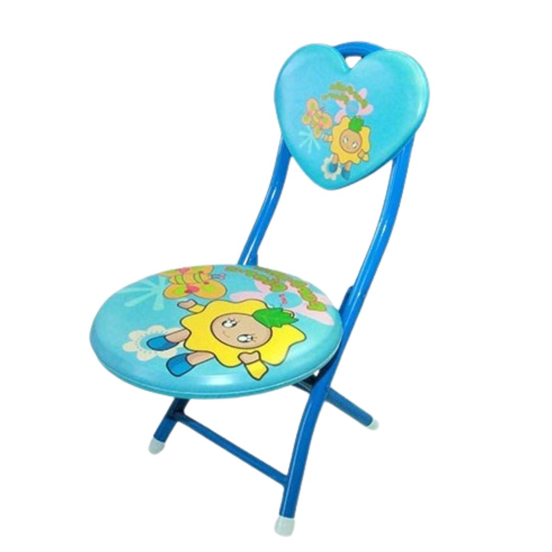 Παιδικό Αναδιπλούμενο Καρεκλάκι με Πλάτη σε Σχήμα Καρδιά - 36 x 26 x 48 cm Παιδικό Αναδιπλούμενο Καρεκλάκι με Πλάτη σε Σχήμα Καρδιά - 36 x 26 x 48 cm