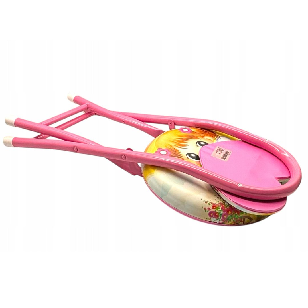 Παιδικό Αναδιπλούμενο Καρεκλάκι με Πλάτη σε Σχήμα Καρδιά - 36 x 26 x 48 cm Παιδικό Αναδιπλούμενο Καρεκλάκι με Πλάτη σε Σχήμα Καρδιά - 36 x 26 x 48 cm