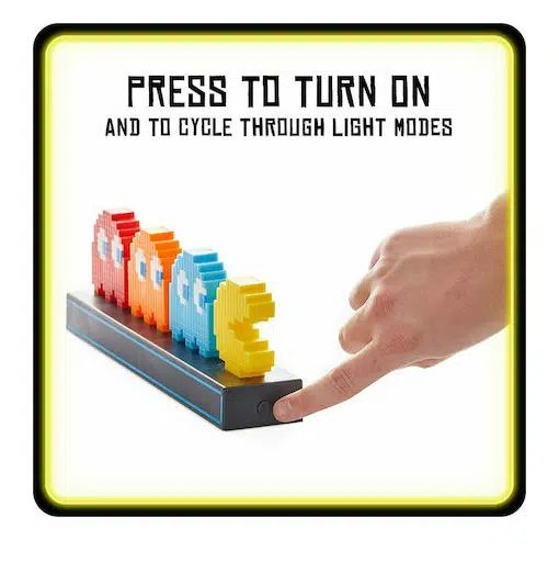 Παιδικό Διακοσμητικό Led Φωτιστικό Pac Man and Ghosts 30x10cm Πολύχρωμο Παιδικό Διακοσμητικό Led Φωτιστικό Pac Man and Ghosts 30x10cm Πολύχρωμο