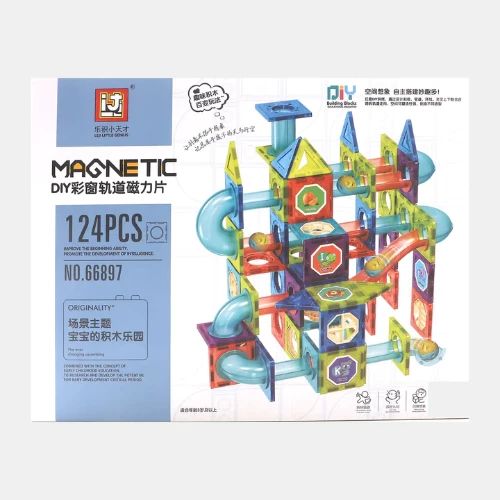 Παιδικό Εκπαιδευτικό Παιχνίδι DIY με Μαγνητικά Στοιχεία και Μπάλα 124 τμχ - Magentic Castle Building Blocks Παιδικό Εκπαιδευτικό Παιχνίδι DIY με Μαγνητικά Στοιχεία και Μπάλα 124 τμχ - Magentic Castle Building Blocks