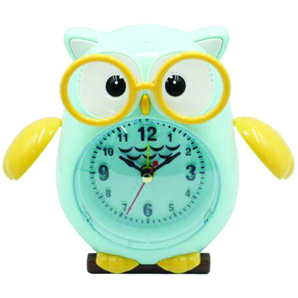 Παιδικό Επιτραπέζιο Ρολόι Μπαταρίας με Ξυπνητήρι σε Σχήμα Κουκουβάγιας Παιδικό Επιτραπέζιο Ρολόι Μπαταρίας με Ξυπνητήρι σε Σχήμα Κουκουβάγιας