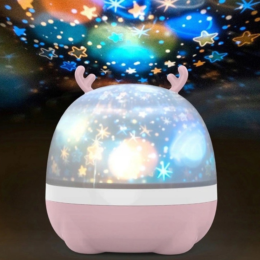 Παιδικό Φωτιστικό Νυκτός Ελαφάκι - Προτζέκτορας Αστεριών με USB Φόρτιση Παιδικό Φωτιστικό Νυκτός Ελαφάκι - Προτζέκτορας Αστεριών με USB Φόρτιση