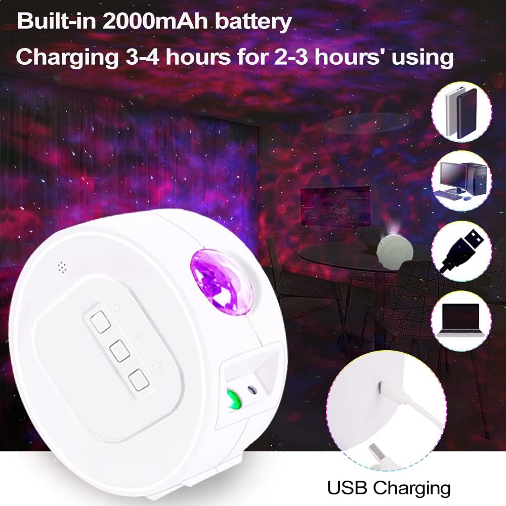 Παιδικό Φωτιστικό με Εφέ Προβολής Του Έναστρου ουρανού - LED Star Light Projector Παιδικό Φωτιστικό με Εφέ Προβολής Του Έναστρου ουρανού - LED Star Light Projector