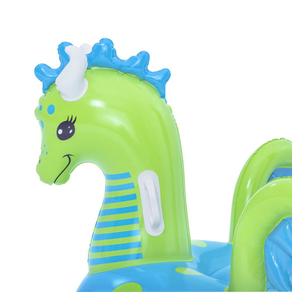 Παιδικό Φουσκωτό Θαλάσσης Πράσινος Δράκος με Χειρολαβές 134cm Ride On - BestWay Παιδικό Φουσκωτό Θαλάσσης Πράσινος Δράκος με Χειρολαβές 134cm Ride On - BestWay