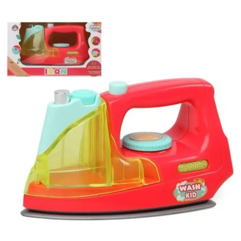 Παιδικό Ηλεκτρικό Σίδερο σε Διαφανές Κουτί για 3+ Ετών – Κόκκινο Παιδικό Ηλεκτρικό Σίδερο σε Διαφανές Κουτί για 3+ Ετών – Κόκκινο