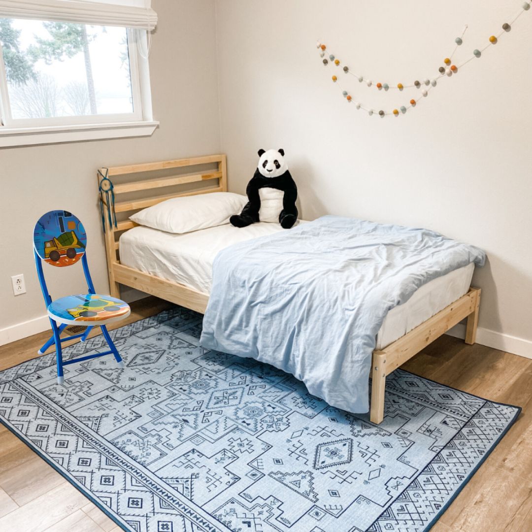 Παιδικό Καρεκλάκι με Πλάτη και Σχέδιο Μπλε - 36 x 26 x 49 cm Παιδικό Καρεκλάκι με Πλάτη και Σχέδιο Μπλε - 36 x 26 x 49 cm