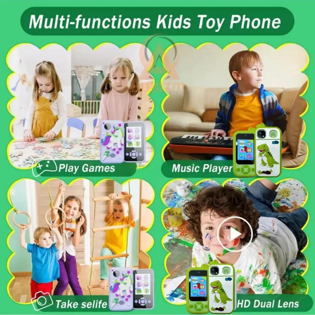 Παιδικό Κινητό Τηλέφωνο με Κάμερα, Οθόνη Αφής & Παιχνίδια 6+ Παιδικό Κινητό Τηλέφωνο με Κάμερα, Οθόνη Αφής & Παιχνίδια 6+