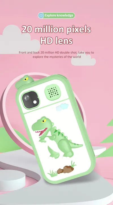 Παιδικό Κινητό Τηλέφωνο με Κάμερα, Οθόνη Αφής & Παιχνίδια 6+ Παιδικό Κινητό Τηλέφωνο με Κάμερα, Οθόνη Αφής & Παιχνίδια 6+