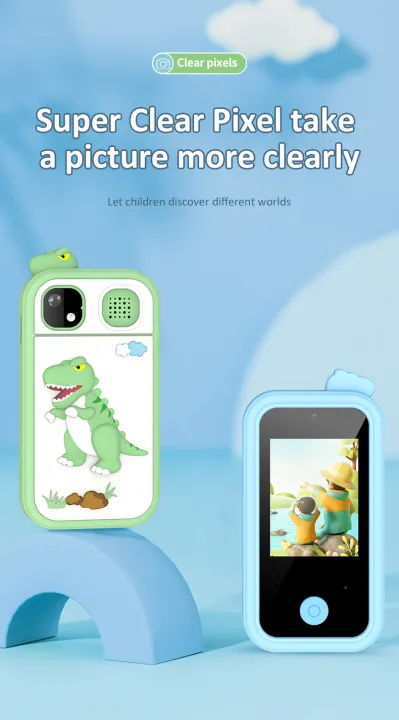 Παιδικό Κινητό Τηλέφωνο με Κάμερα, Οθόνη Αφής & Παιχνίδια 6+ Παιδικό Κινητό Τηλέφωνο με Κάμερα, Οθόνη Αφής & Παιχνίδια 6+