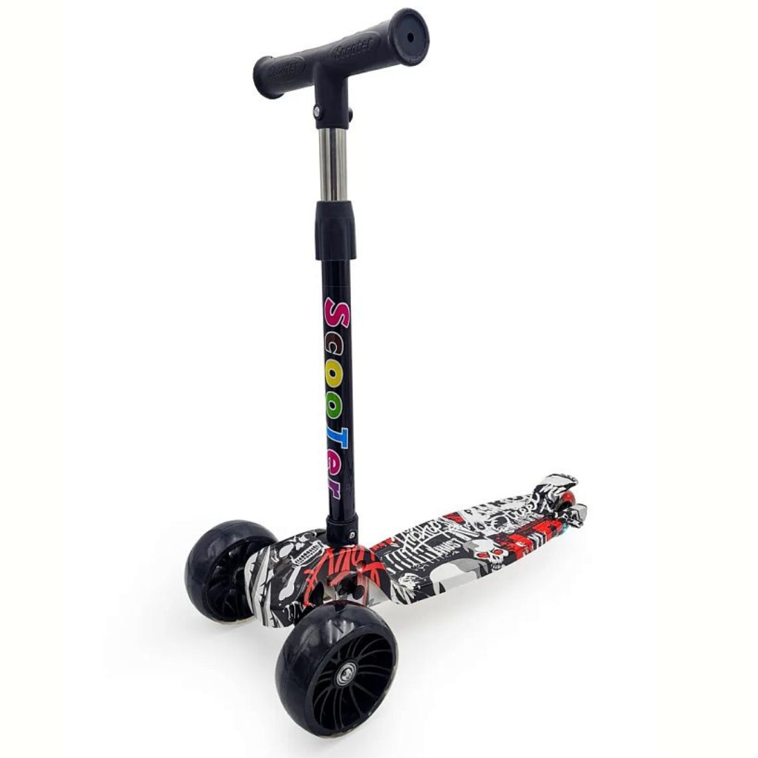 Παιδικό Πατίνι με 3 Τροχούς και Τιμόνι Ρυθμιζόμενου Ύψους Παιδικό Πατίνι με 3 Τροχούς και Τιμόνι Ρυθμιζόμενου Ύψους