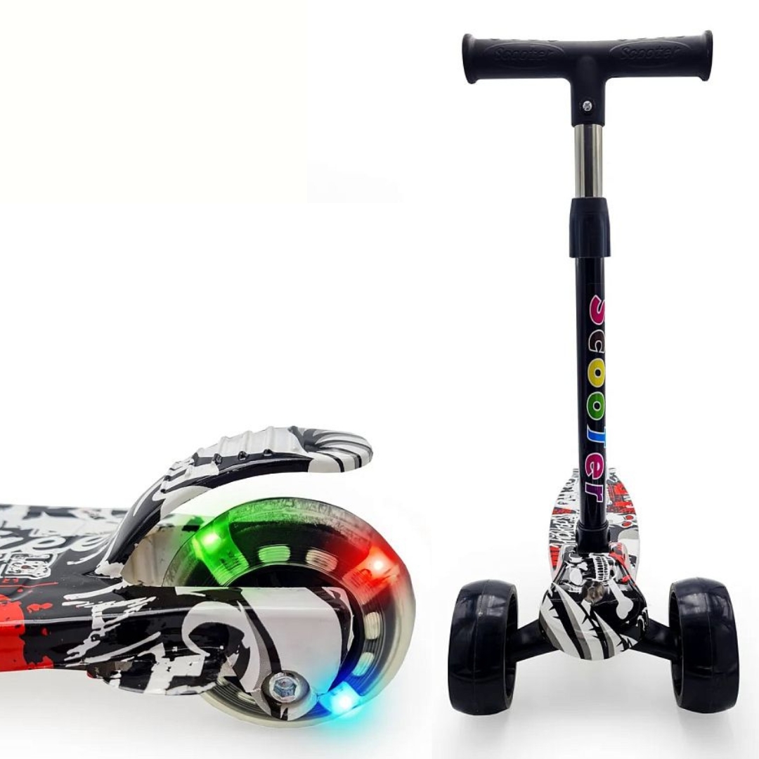 Παιδικό Πατίνι με 3 Τροχούς και Τιμόνι Ρυθμιζόμενου Ύψους Παιδικό Πατίνι με 3 Τροχούς και Τιμόνι Ρυθμιζόμενου Ύψους
