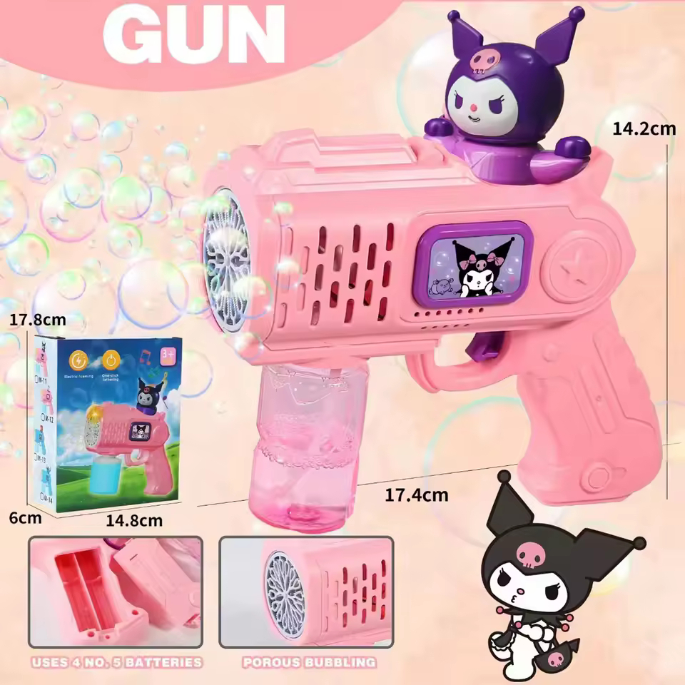 Παιδικό Πιστόλι Χειρός για Μπουρμπουλήθρες Kuromi Παιδικό Πιστόλι Χειρός για Μπουρμπουλήθρες Kuromi