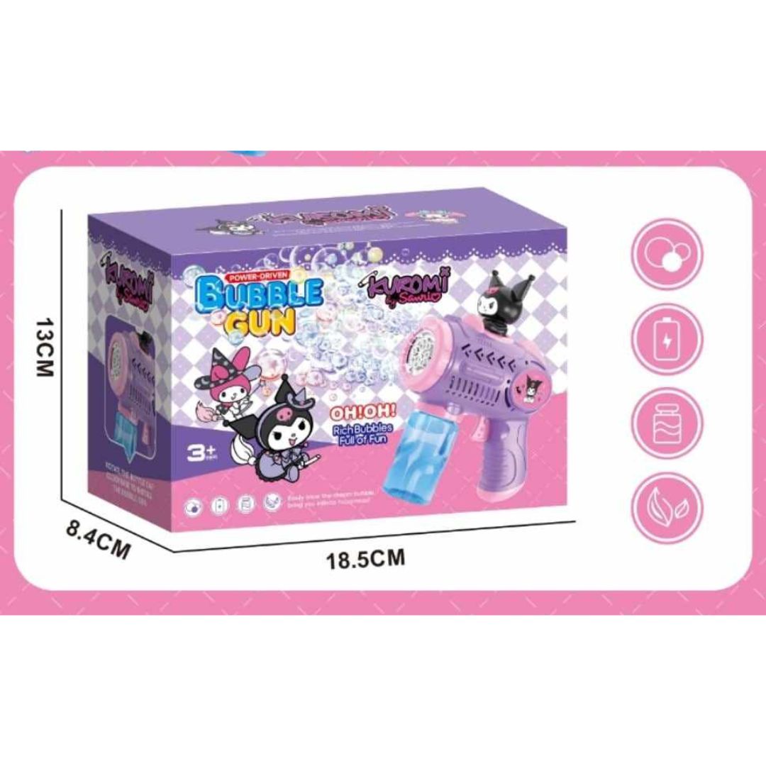 Παιδικό Πιστόλι Χειρός για Μπουρμπουλήθρες Με Μπαταρία Kuromi Παιδικό Πιστόλι Χειρός για Μπουρμπουλήθρες Με Μπαταρία Kuromi