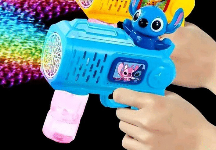 Παιδικό Πιστόλι Χειρός για Μπουρμπουλήθρες Stitch Παιδικό Πιστόλι Χειρός για Μπουρμπουλήθρες Stitch