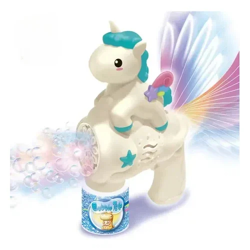 Παιδικό Πιστόλι Χειρός Μονόκερος με LED για Μπουρμπουλήθρες Unicorn Παιδικό Πιστόλι Χειρός Μονόκερος με LED για Μπουρμπουλήθρες Unicorn