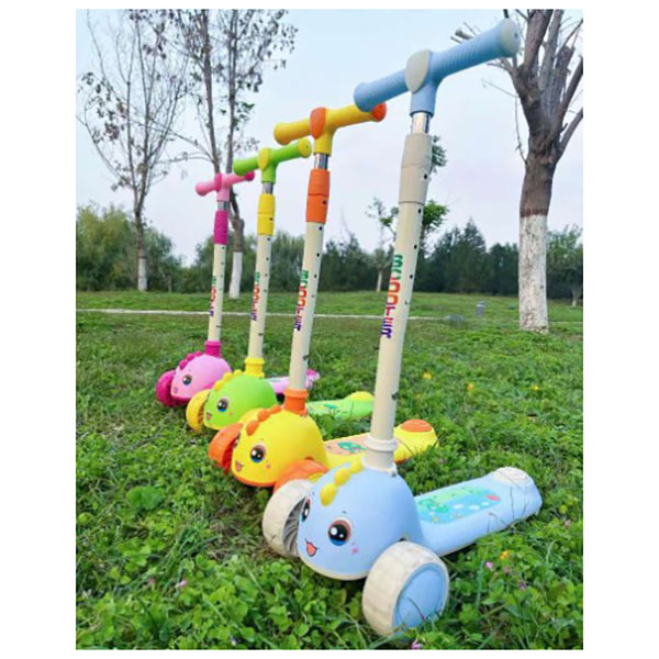 Παιδικό Scooter με 3 Τροχούς, Ρυθμιζόμενο Ύψος & Μουσική για παιδιά 3-12 ετών –Δεινοσαυράκι σε Διάφορα Χρώματα Παιδικό Scooter με 3 Τροχούς, Ρυθμιζόμενο Ύψος & Μουσική για παιδιά 3-12 ετών –Δεινοσαυράκι σε Διάφορα Χρώματα