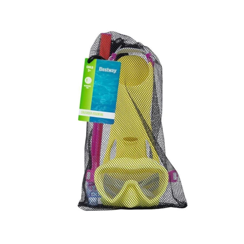 Παιδικό Σετ Με Μάσκα Θαλάσσης,Αναπνευστήρα Και Βατραχοπέδιλα Bestway Παιδικό Σετ Με Μάσκα Θαλάσσης,Αναπνευστήρα Και Βατραχοπέδιλα Bestway