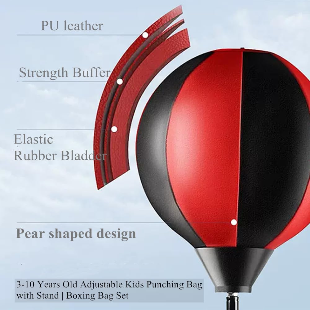 Παιδικό Σετ Πυγμαχίας με Σάκο, Γάντια & Πλατφόρμα για Σταθερότητα Παιδικό Σετ Πυγμαχίας με Σάκο, Γάντια & Πλατφόρμα για Σταθερότητα