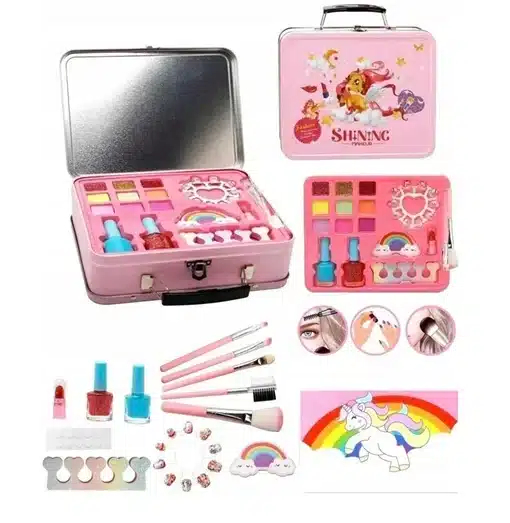 Παιδικό Σετ Βαλιτσάκι Ομορφιάς με Καλλυντικά και Είδη Μακιγιάζ και Περιποίησης 20τμχ Παιδικό Σετ Βαλιτσάκι Ομορφιάς με Καλλυντικά και Είδη Μακιγιάζ και Περιποίησης 20τμχ
