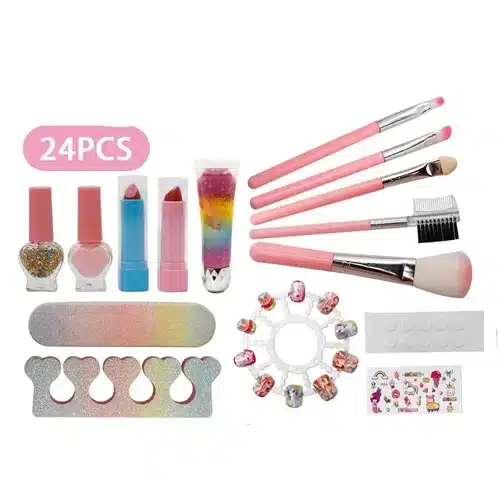 Παιδικό Σετ Βαλιτσάκι Ομορφιάς με Καλλυντικά και 24τμχ Παιδικό Σετ Βαλιτσάκι Ομορφιάς με Καλλυντικά και 24τμχ