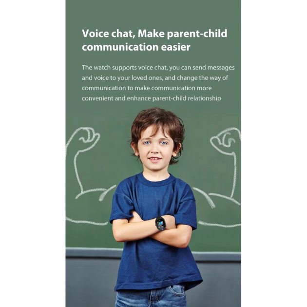 Παιδικό Smartwatch με GPS, Δυνατότητα Κλήσεων & Συναγερμού SOS - Με Βραχιολάκι Καουτσούκ Παιδικό Smartwatch με GPS, Δυνατότητα Κλήσεων & Συναγερμού SOS - Με Βραχιολάκι Καουτσούκ