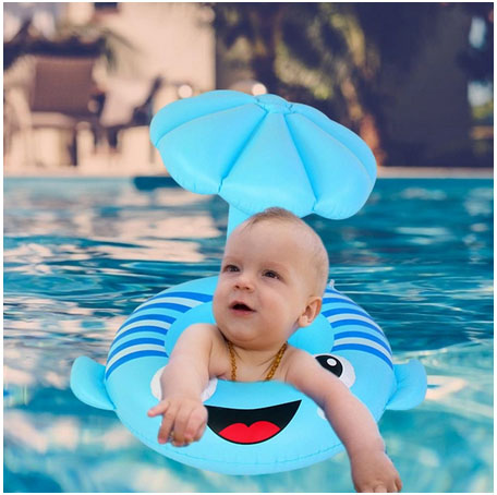 Παιδικό - Βρεφικό Σωσίβιο Κάθισμα Ψάρι Κλόουν με Σκίαστρο - Μπλε Παιδικό - Βρεφικό Σωσίβιο Κάθισμα Ψάρι Κλόουν με Σκίαστρο - Μπλε