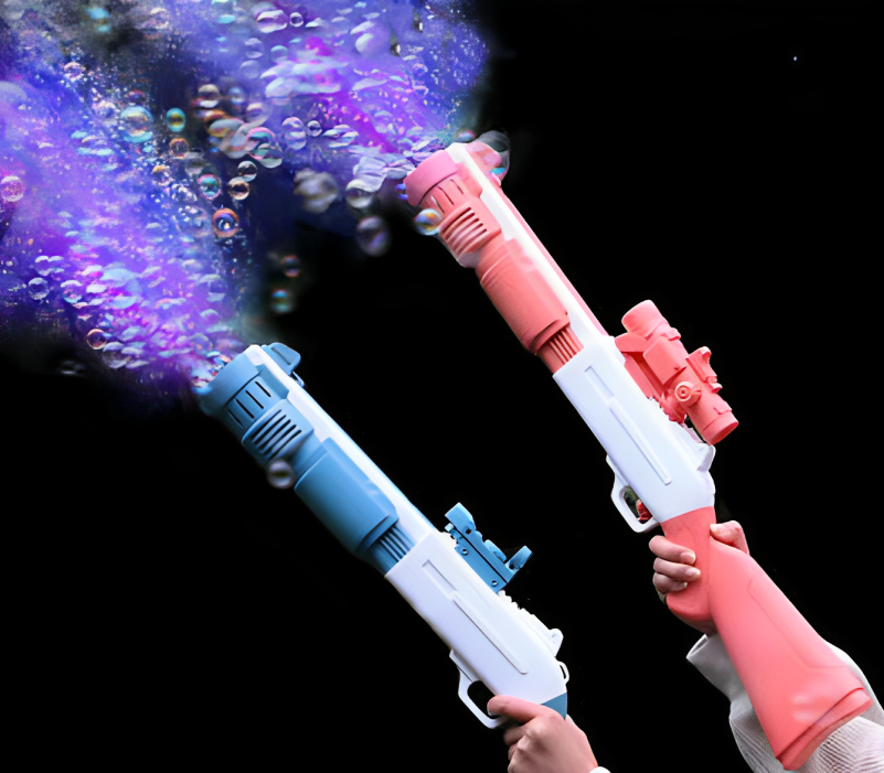 Παιχνίδι Όπλο για Σαπουνόφουσκες - Μπαζούκα Φυσαλίδων με Φωτισμό LED Παιχνίδι Όπλο για Σαπουνόφουσκες - Μπαζούκα Φυσαλίδων με Φωτισμό LED