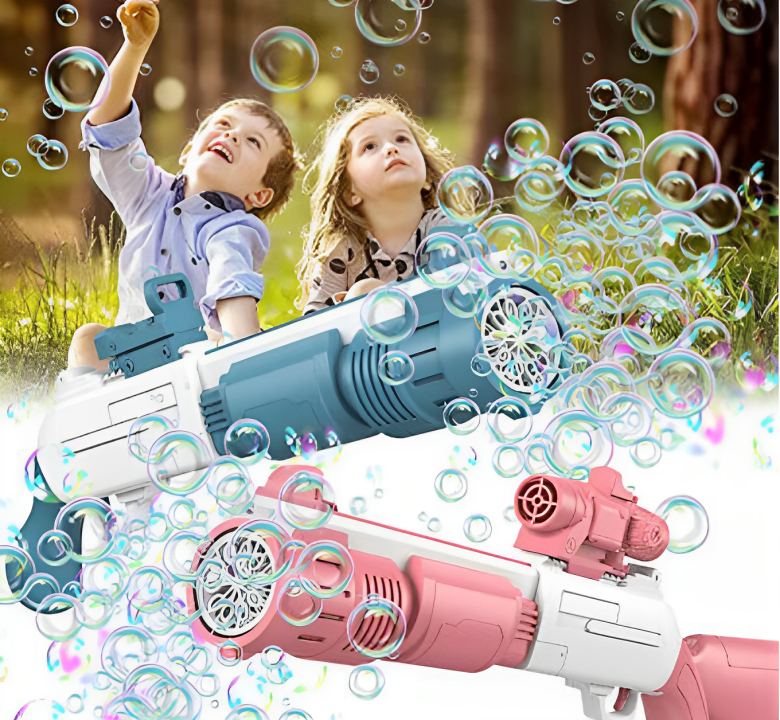 Παιχνίδι Όπλο για Σαπουνόφουσκες - Μπαζούκα Φυσαλίδων με Φωτισμό LED Παιχνίδι Όπλο για Σαπουνόφουσκες - Μπαζούκα Φυσαλίδων με Φωτισμό LED