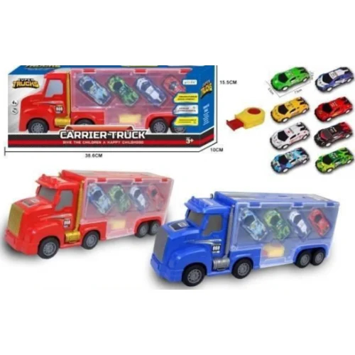 Παιχνίδι Σετ Νταλίκα με 4 Αυτοκινητάκια Pull Back και Εκτοξευτή 038-14Α Παιχνίδι Σετ Νταλίκα με 4 Αυτοκινητάκια Pull Back και Εκτοξευτή 038-14Α