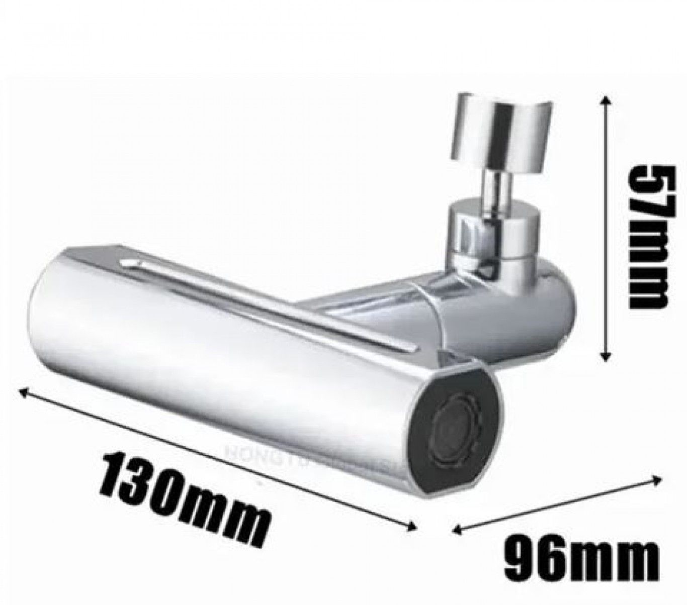 Περιστρεφόμενη Πολυλειτουργική Προέκταση Ακροφυσίου Νερού 360° Ασημί Περιστρεφόμενη Πολυλειτουργική Προέκταση Ακροφυσίου Νερού 360° Ασημί