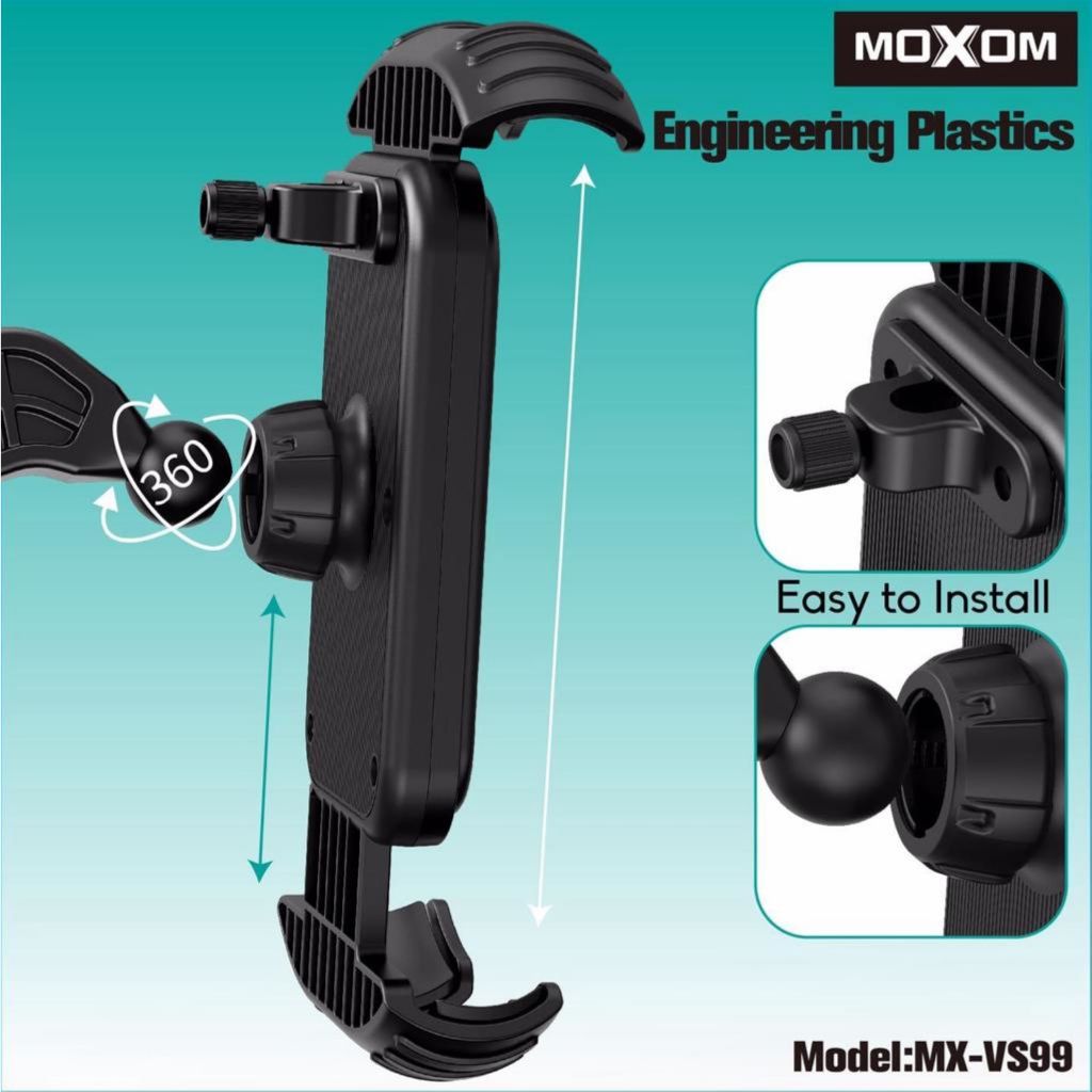 Περιστρεφόμενη Βάση Κινητού για Ποδήλατο, Μοτοσυκλέτα, Πατίνι με Μικρή Ομπρέλα Προστασίας - Moxom Περιστρεφόμενη Βάση Κινητού για Ποδήλατο, Μοτοσυκλέτα, Πατίνι με Μικρή Ομπρέλα Προστασίας - Moxom