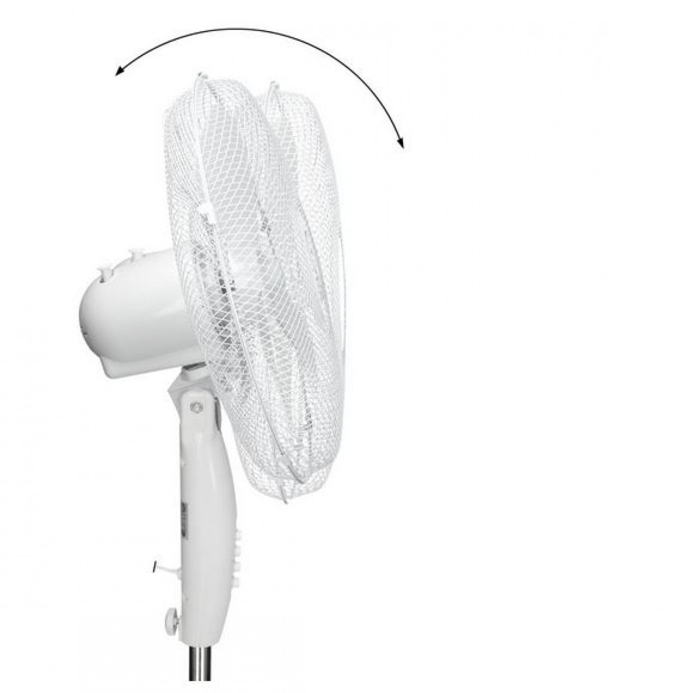 Περιστρεφόμενος Ανεμιστήρας Ορθοστάτης 45W Λευκός Περιστρεφόμενος Ανεμιστήρας Ορθοστάτης 45W Λευκός