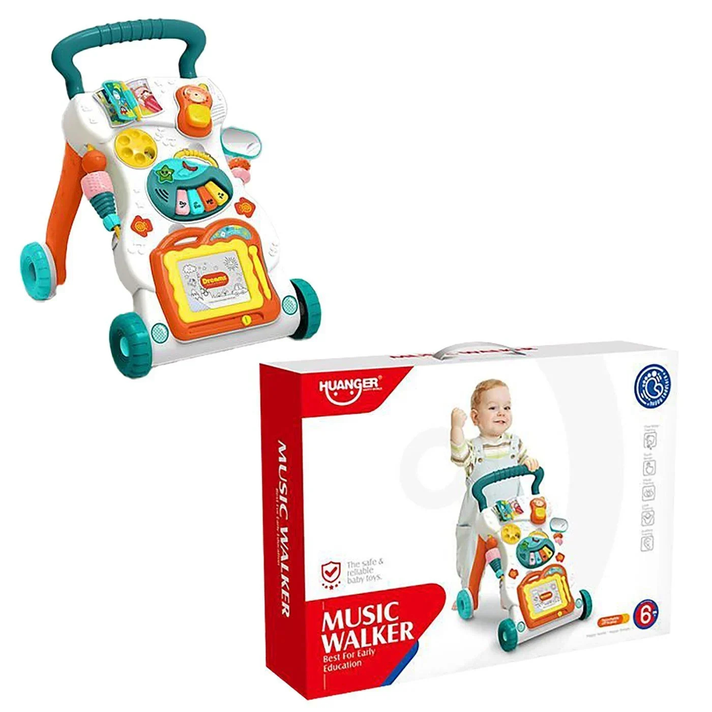 Περπατούρα Μωρού με Διαδραστικά Παιχνίδια & Μουσική 46 x 34 x 11 cm Περπατούρα Μωρού με Διαδραστικά Παιχνίδια & Μουσική 46 x 34 x 11 cm