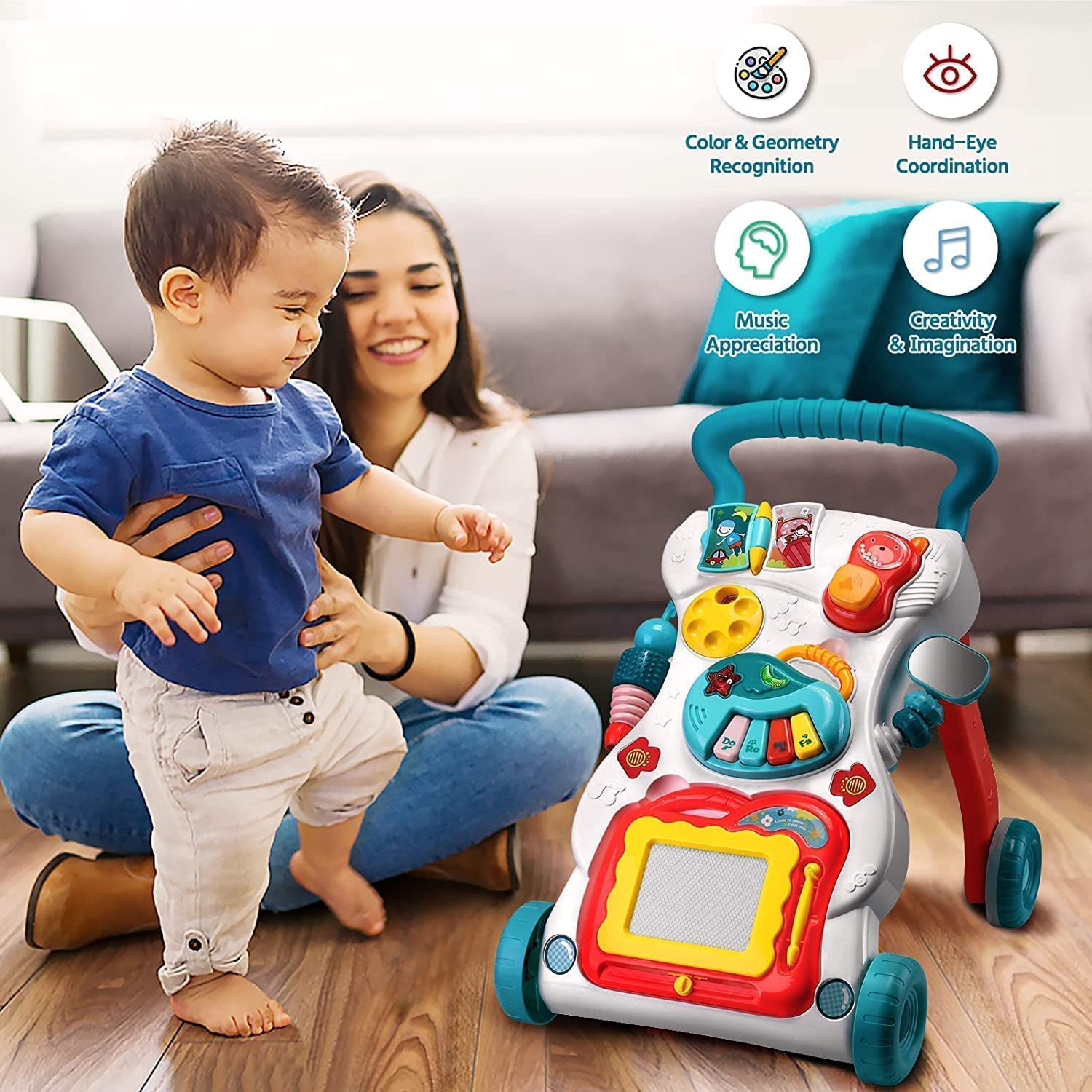 Περπατούρα Μωρού με Διαδραστικά Παιχνίδια & Μουσική 46 x 34 x 11 cm Περπατούρα Μωρού με Διαδραστικά Παιχνίδια & Μουσική 46 x 34 x 11 cm