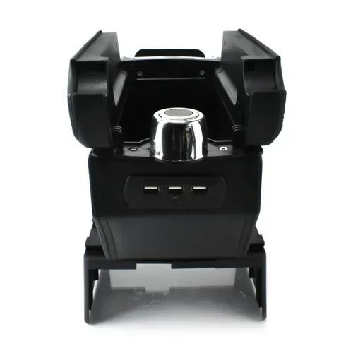 PERVOI Κονσόλα Χειροφρένου από Δερματίνη & 3πλός Φορτιστής USB με Ποτηροθήκη & Τασάκι Universal - Τεμπέλης Αυτοκινήτου Μαύρο PERVOI Κονσόλα Χειροφρένου από Δερματίνη & 3πλός Φορτιστής USB με Ποτηροθήκη & Τασάκι Universal - Τεμπέλης Αυτοκινήτου Μαύρο