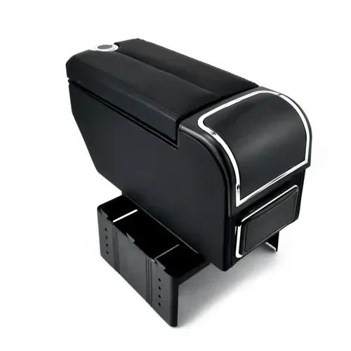 PERVOI Κονσόλα Χειροφρένου από Δερματίνη & 3πλός Φορτιστής USB με Ποτηροθήκη & Τασάκι Universal - Τεμπέλης Αυτοκινήτου Μαύρο PERVOI Κονσόλα Χειροφρένου από Δερματίνη & 3πλός Φορτιστής USB με Ποτηροθήκη & Τασάκι Universal - Τεμπέλης Αυτοκινήτου Μαύρο