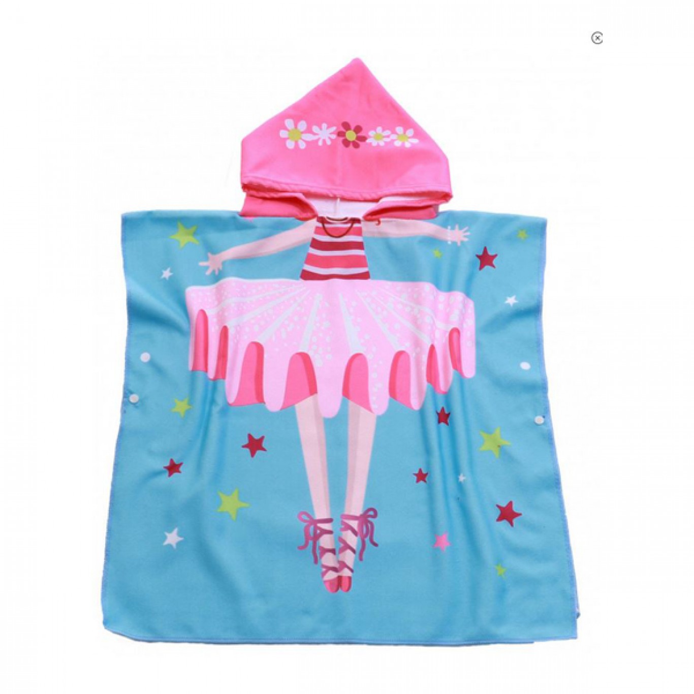 Πετσέτα Θαλάσσης Πόντσο με Κουκούλα 0-8 ετών 60 x 60cm Πετσέτα Θαλάσσης Πόντσο με Κουκούλα 0-8 ετών 60 x 60cm