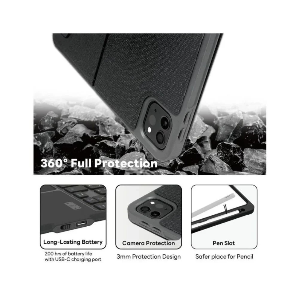 Piblue Σετ Θήκη BT Πληκτρολογίου Magnetix IPad Για Apple IPad 10,2″/10,5″ Μαύρο Piblue Σετ Θήκη BT Πληκτρολογίου Magnetix IPad Για Apple IPad 10,2″/10,5″ Μαύρο