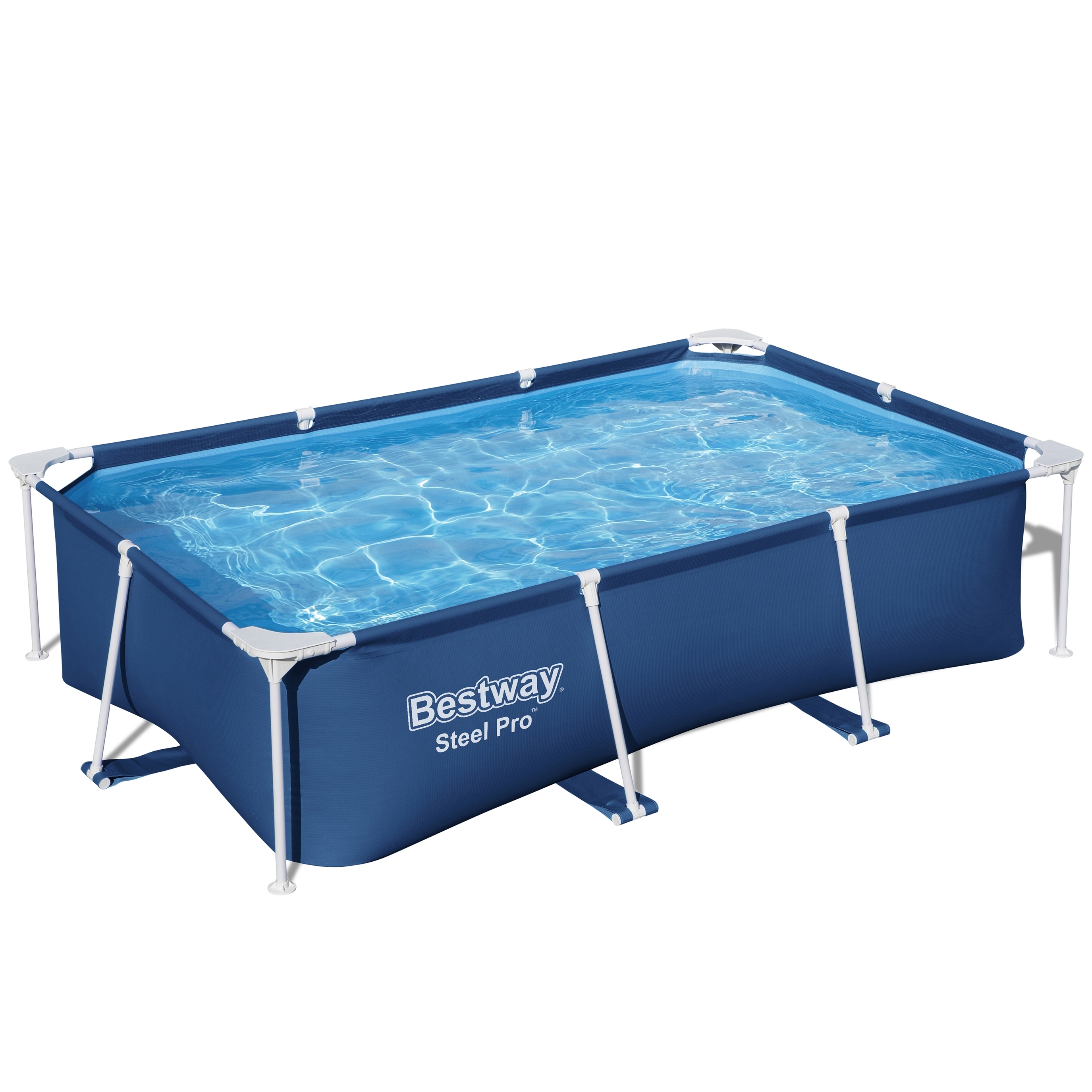 Πισίνα PVC με Μεταλλικό Σκελετό και Αντλία Φίλτρου - 221 x 150 x 43 cm - Bestway Steel Pro Πισίνα PVC με Μεταλλικό Σκελετό και Αντλία Φίλτρου - 221 x 150 x 43 cm - Bestway Steel Pro