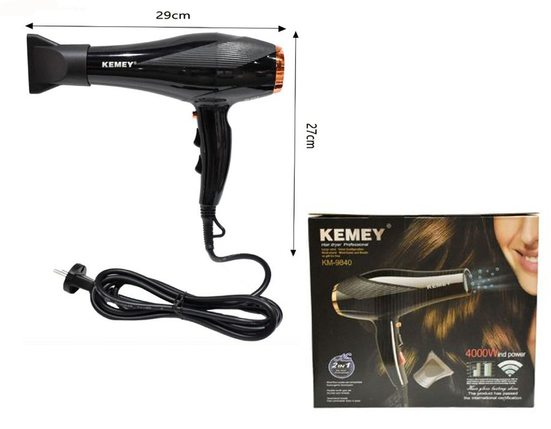 Πιστολάκι Μαλλιών - Σεσουάρ Υψηλής Ισχύος 4000W με Δυνατή Ροή Αέρα - Kemei Πιστολάκι Μαλλιών - Σεσουάρ Υψηλής Ισχύος 4000W με Δυνατή Ροή Αέρα - Kemei