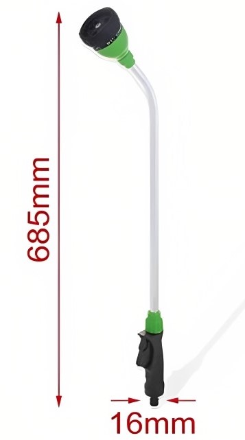 Πιστόλι Εκτοξευτήρας Ποτίσματος Κήπου - Με 8 Λειτουργίες Ψεκασμού - 68.5 εκ Πιστόλι Εκτοξευτήρας Ποτίσματος Κήπου - Με 8 Λειτουργίες Ψεκασμού - 68.5 εκ