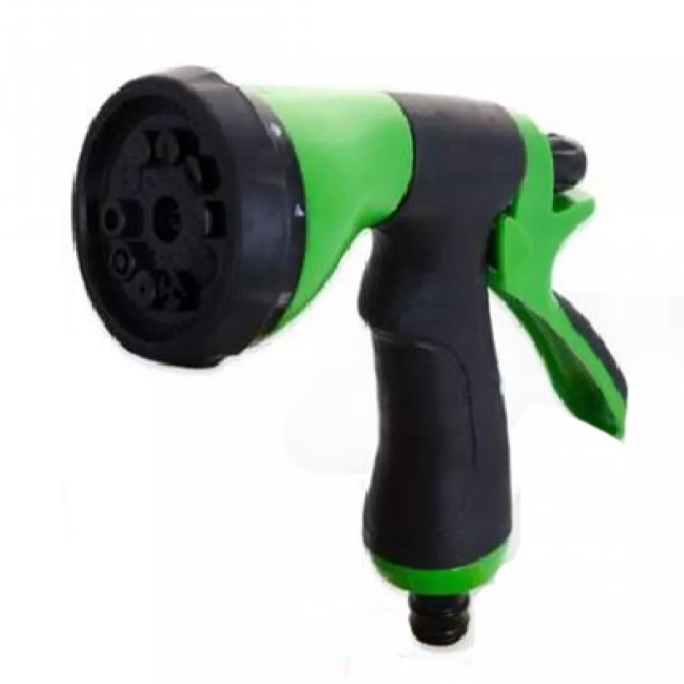 Πιστόλι για Λάστιχο Ποτίσματος με 8 Λειτουργίες Ψεκασμού Πράσινο 18.5 × 1.6 cm Πιστόλι για Λάστιχο Ποτίσματος με 8 Λειτουργίες Ψεκασμού Πράσινο 18.5 × 1.6 cm