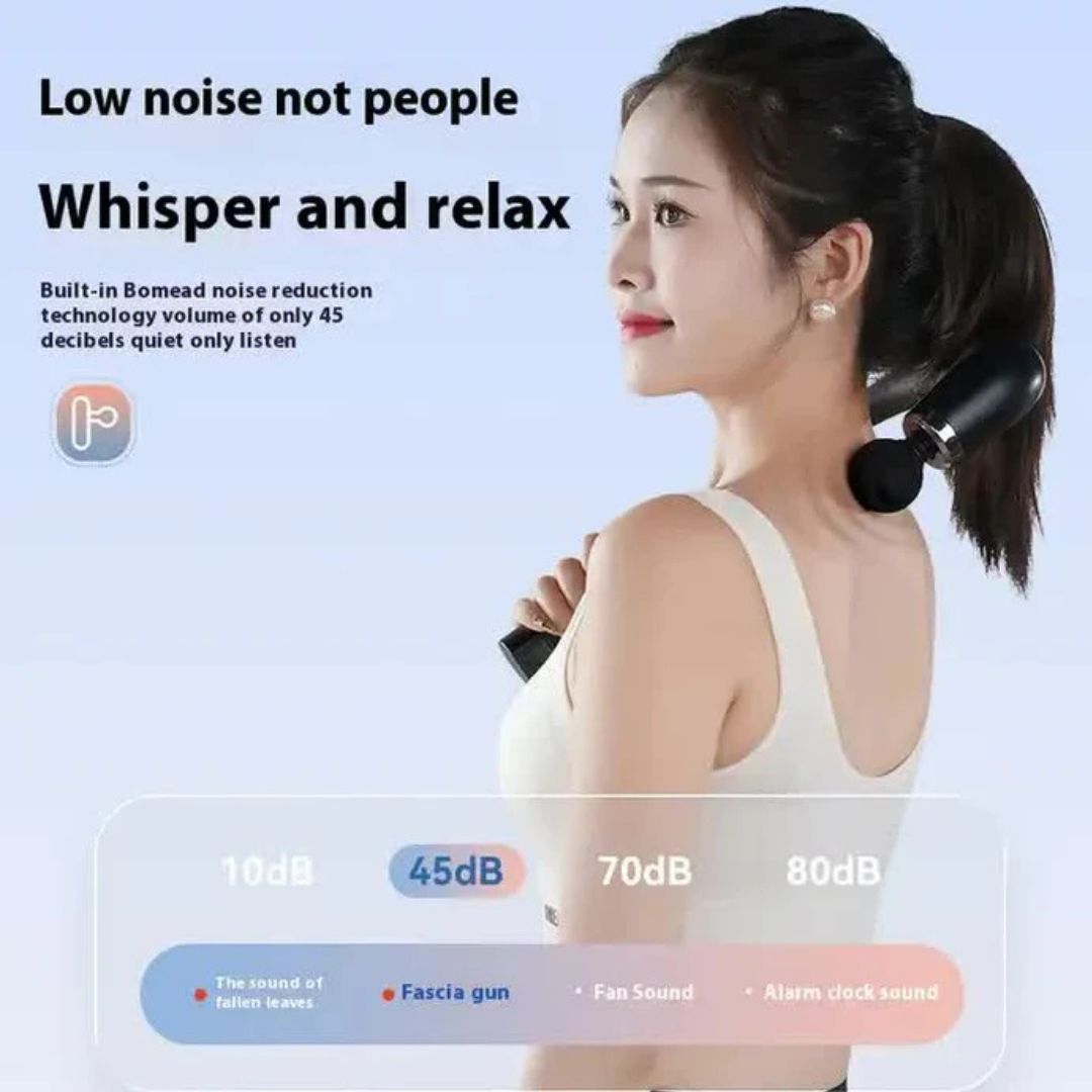 Πιστόλι Μασάζ για το Σώμα - Μαύρο Πιστόλι Μασάζ για το Σώμα - Μαύρο