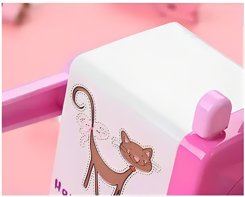 Πλαστική Ξύστρα Μολυβιών Βαρελάκι με Μανιβέλα - Ροζ Γατούλα Πλαστική Ξύστρα Μολυβιών Βαρελάκι με Μανιβέλα - Ροζ Γατούλα