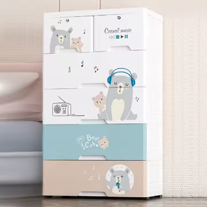 Πλαστική Συρταριέρα 100 x 50 x 38cm με 6 Συρτάρια για Παιδικό Δωμάτιο Πλαστική Συρταριέρα 100 x 50 x 38cm με 6 Συρτάρια για Παιδικό Δωμάτιο