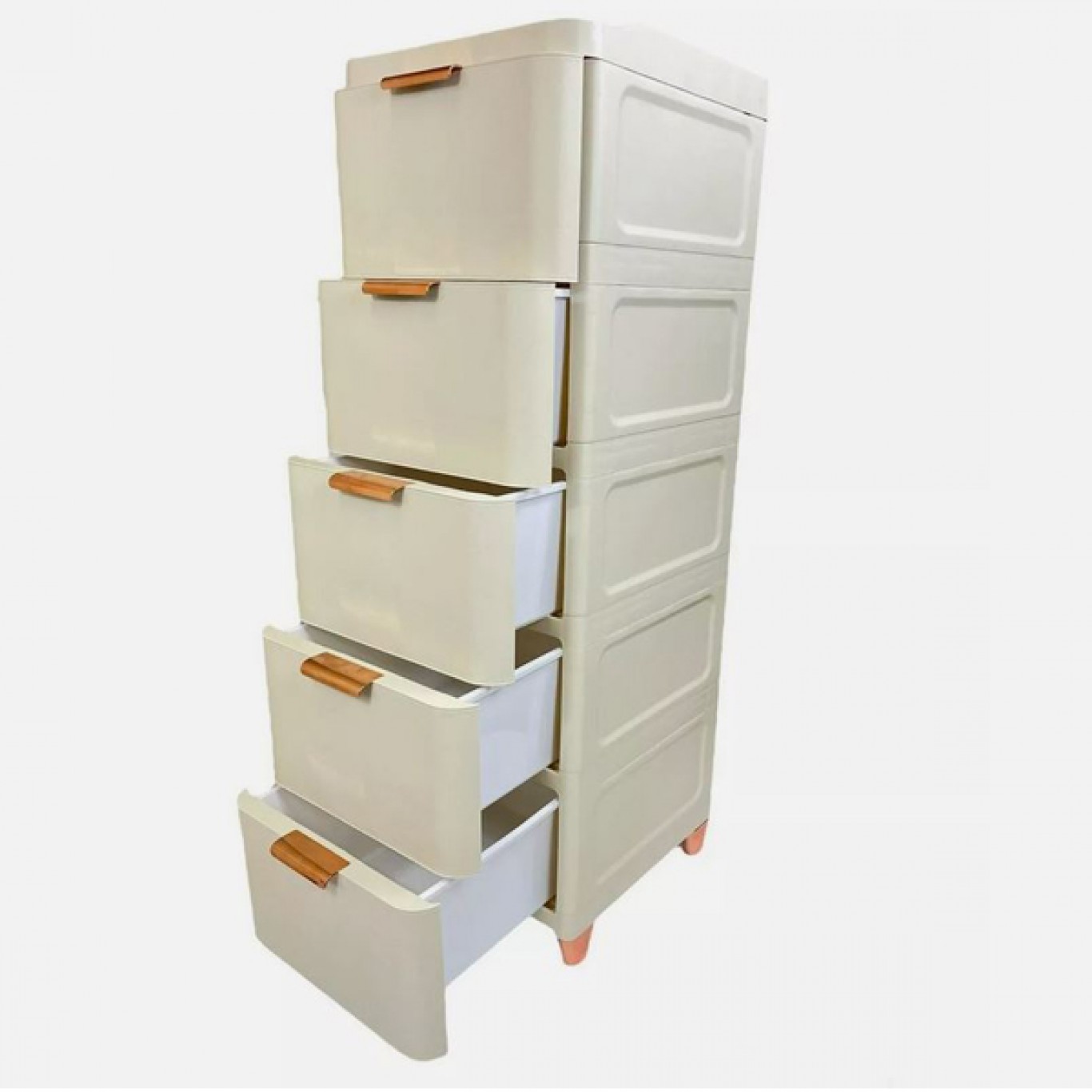 Πλαστική Συρταριέρα 109 x 43 x 35cm με Επένδυση Απομίμηση Δερματίνης και 5 Συρτάρια Πλαστική Συρταριέρα 109 x 43 x 35cm με Επένδυση Απομίμηση Δερματίνης και 5 Συρτάρια