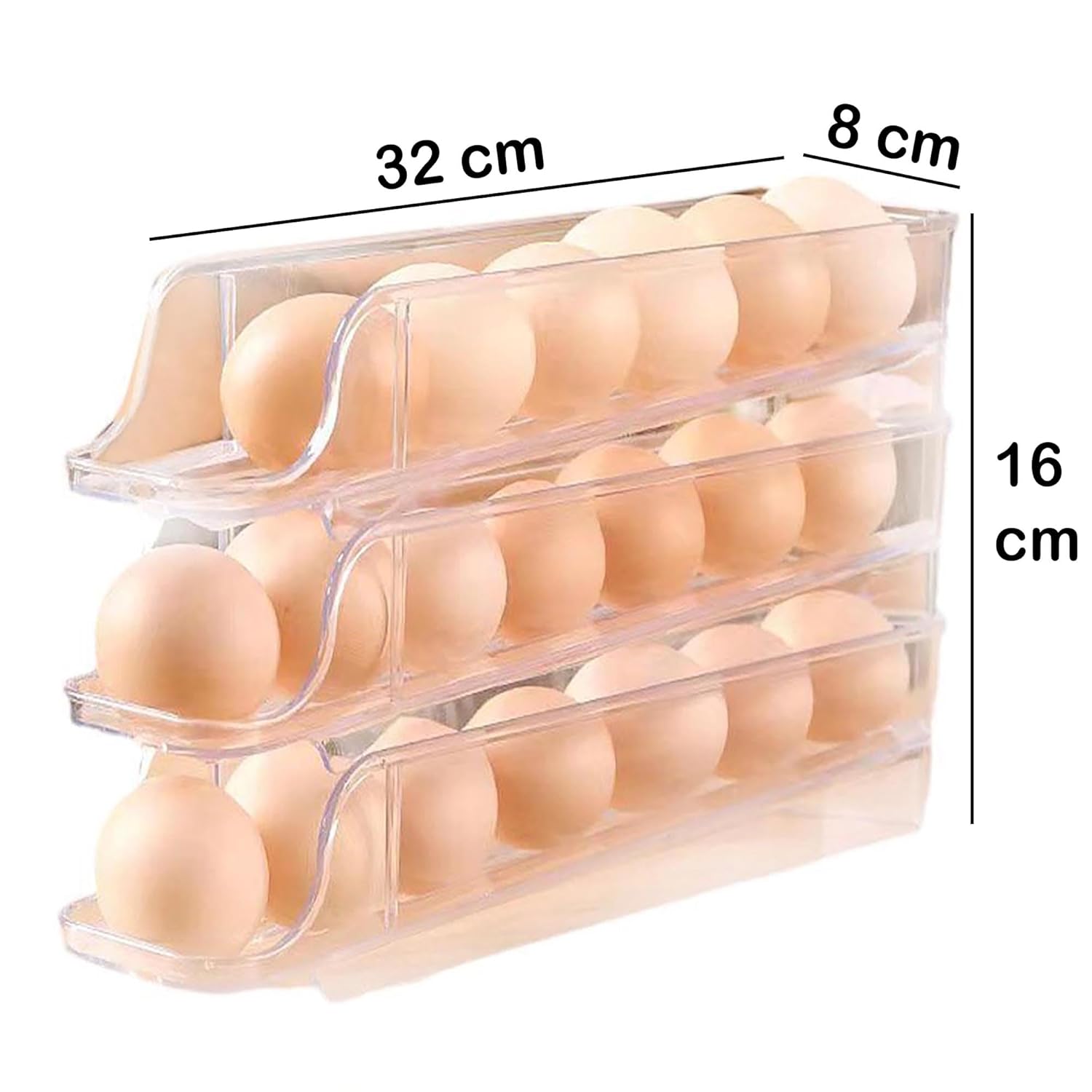 Πλαστική Θήκη Αποθήκευσης Αυγών για Ψυγείο 21 Θέσεων Πλαστική Θήκη Αποθήκευσης Αυγών για Ψυγείο 21 Θέσεων