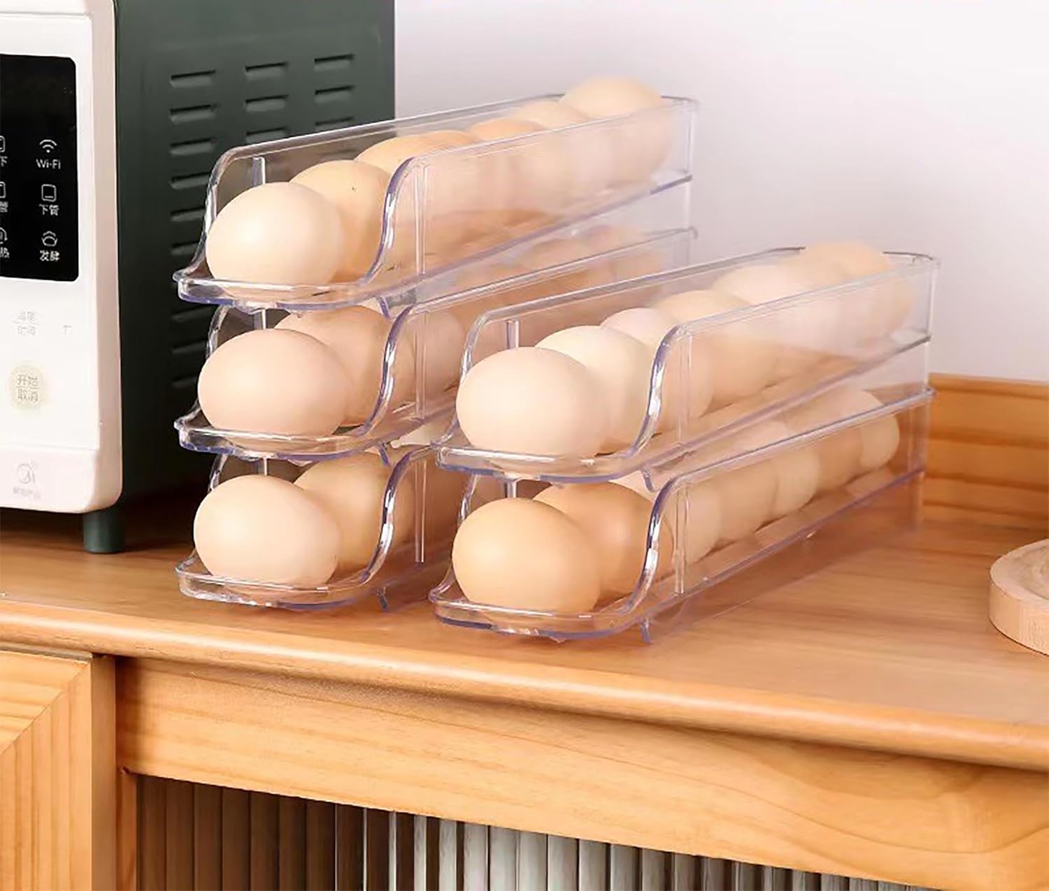 Πλαστική Θήκη Αποθήκευσης Αυγών για Ψυγείο 21 Θέσεων Πλαστική Θήκη Αποθήκευσης Αυγών για Ψυγείο 21 Θέσεων